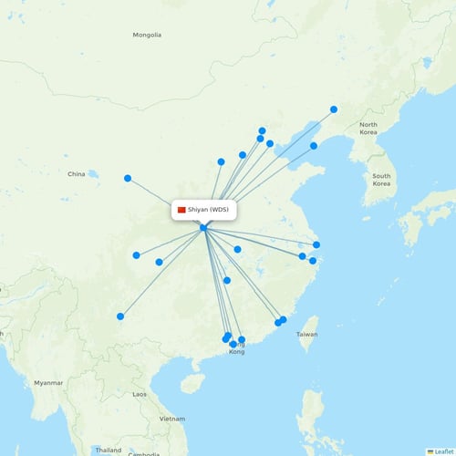 Map of Shiyan