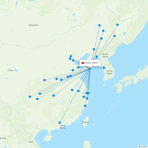 Map of Weihai