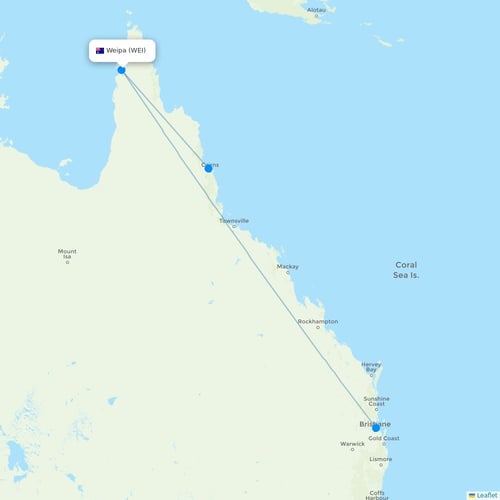 Map of Weipa