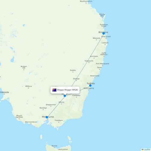 Map of Wagga Wagga