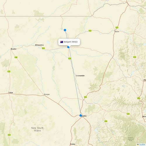 Map of Walgett