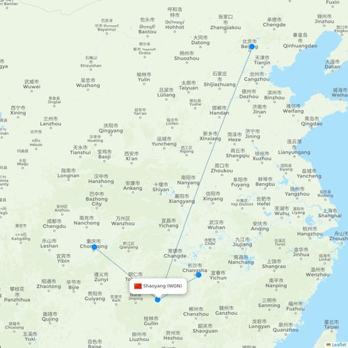 Map of Shaoyang