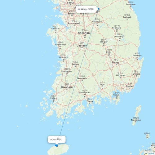 Map of Wonju