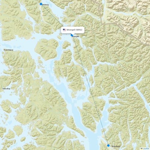 Map of Wrangell