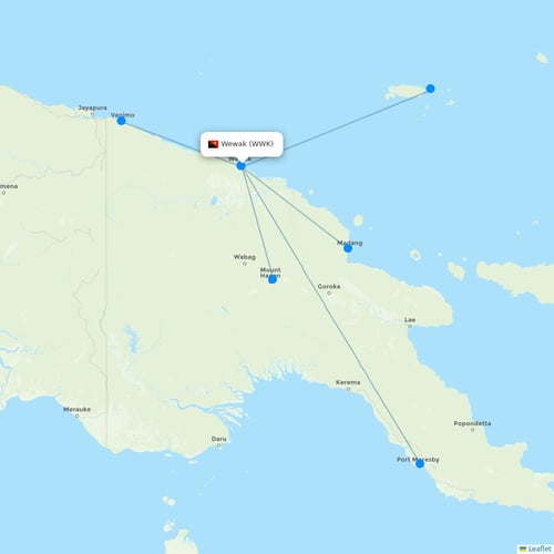 Map of Wewak