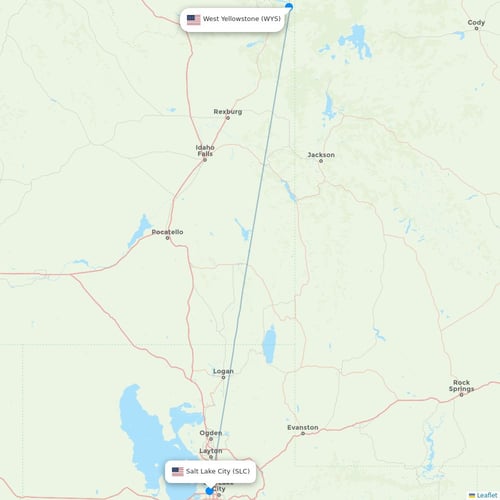 Map of West Yellowstone
