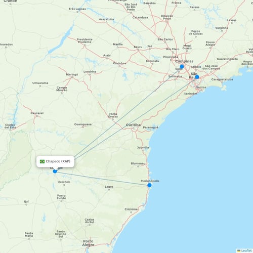 Map of Chapeco