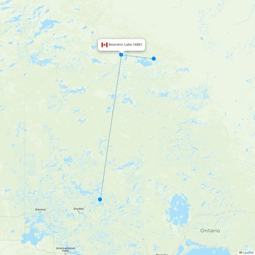 Map of Bearskin Lake