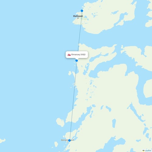 Map of Ilimanaq