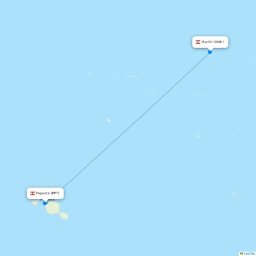 Map of Manihi