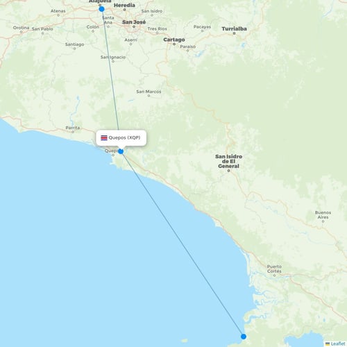 Map of Quepos