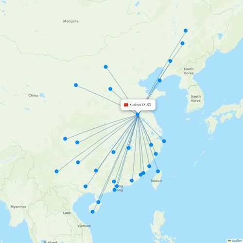 Map of Xuzhou