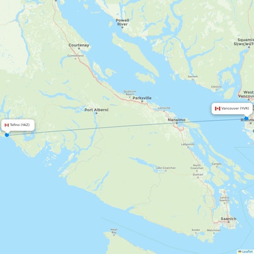 Map of Tofino