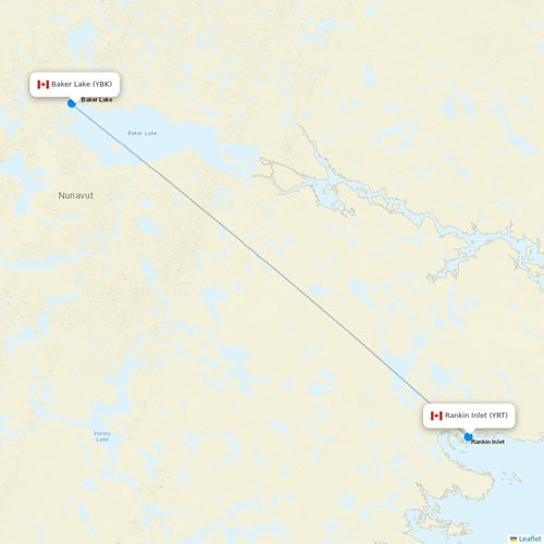 Map of Baker Lake