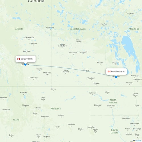 Map of Brandon