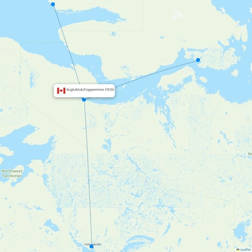 Map of Kugluktuk/Coppermine