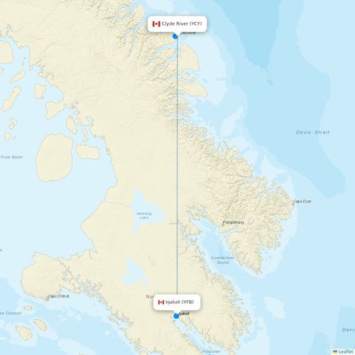 Map of Clyde River