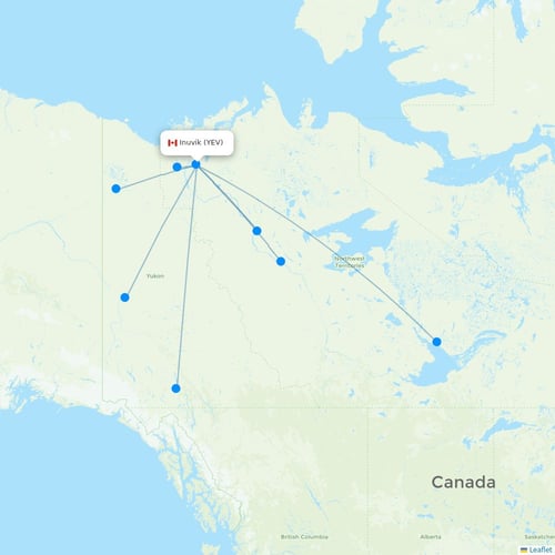 Map of Inuvik