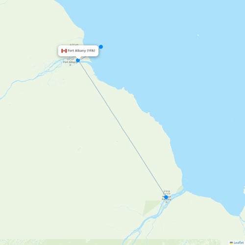 Map of Fort Albany