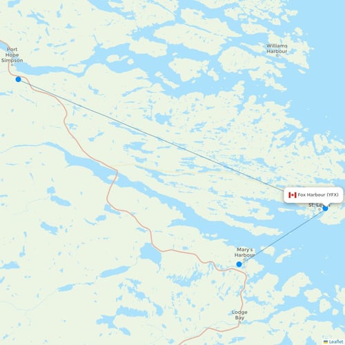 Map of Fox Harbour