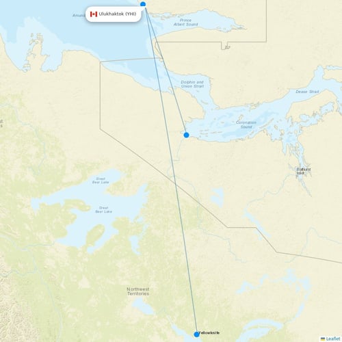Map of Ulukhaktok