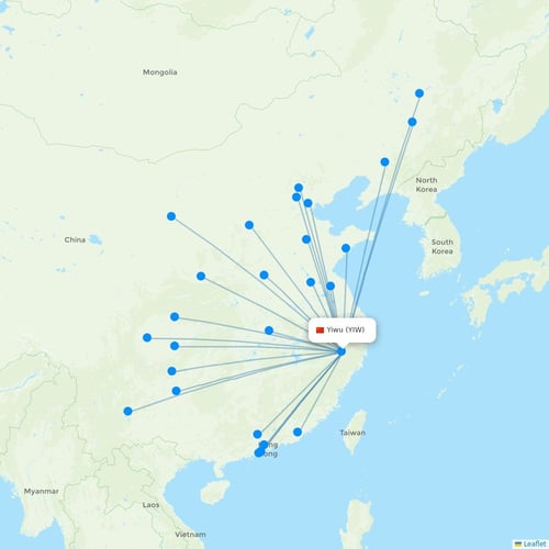 Map of Yiwu