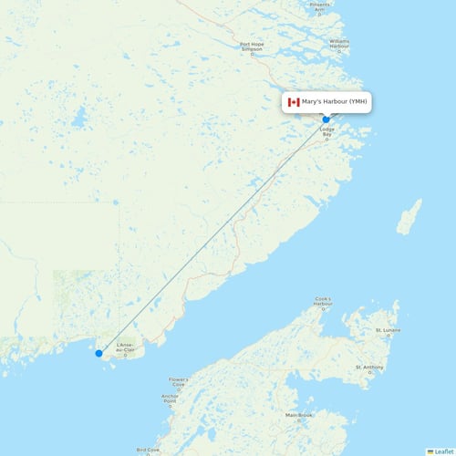 Map of Mary's Harbour