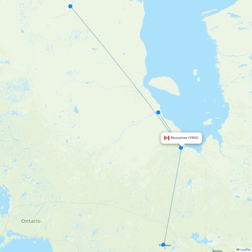 Map of Moosonee