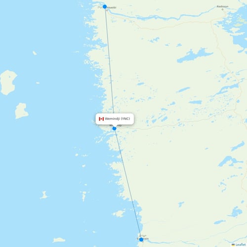 Map of Wemindji