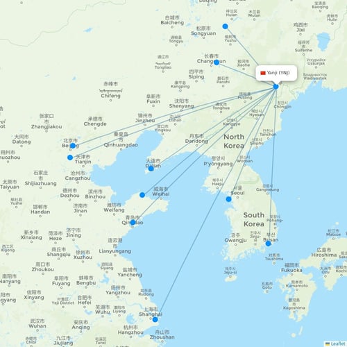 Map of Yanji