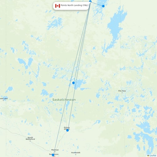 Map of Points North Landing