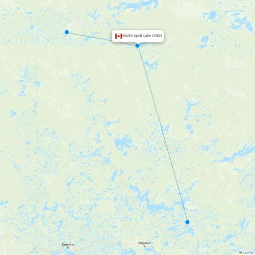 Map of North Spirit Lake
