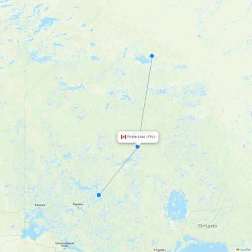 Map of Pickle Lake
