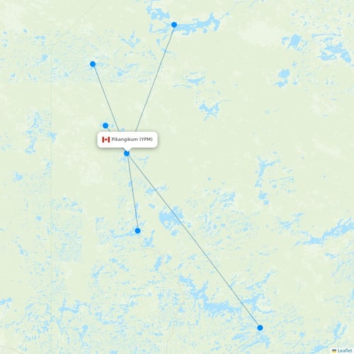 Map of Pikangikum