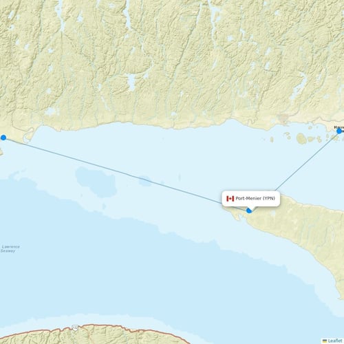Map of Port-Menier