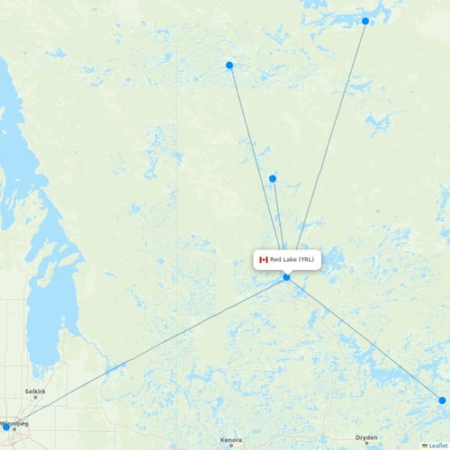 Map of Red Lake