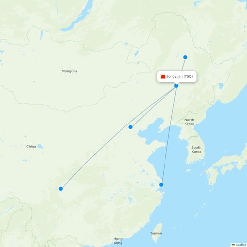 Map of Songyuan