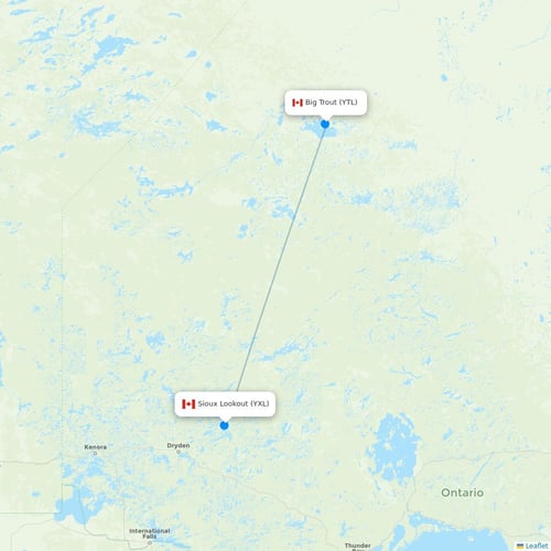Map of Big Trout
