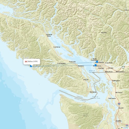 Map of Tofino