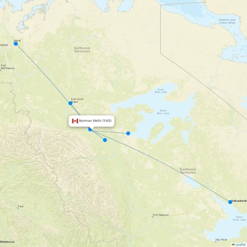 Map of Norman Wells