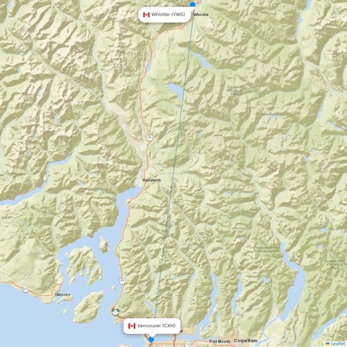 Map of Whistler