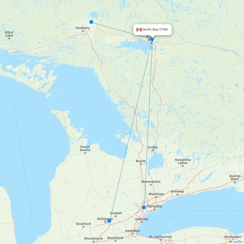 Map of North Bay