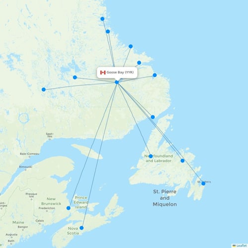 Map of Goose Bay