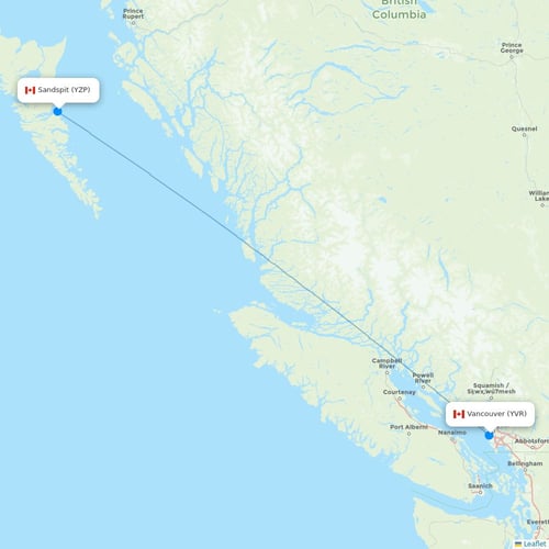 Map of Sandspit