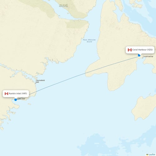 Map of Coral Harbour