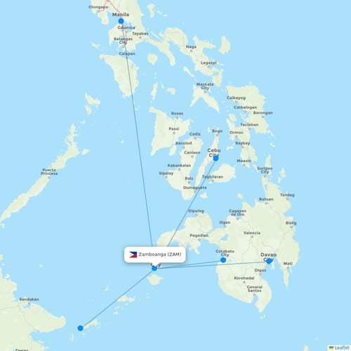 Map of Zamboanga