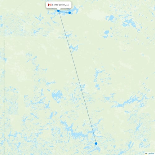 Map of Sandy Lake