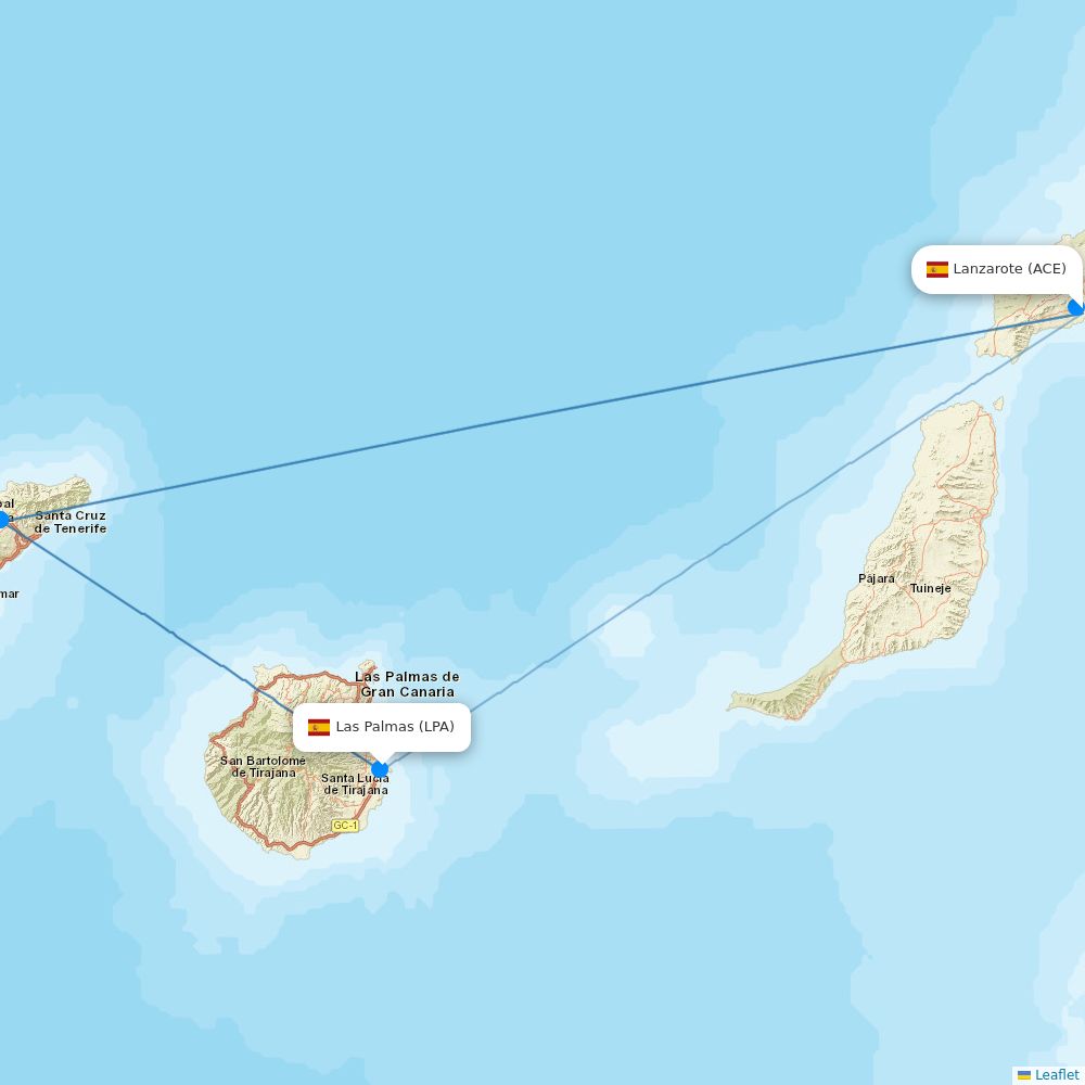 Binter Canarias routes 2026 – map with all flights - Flight Routes