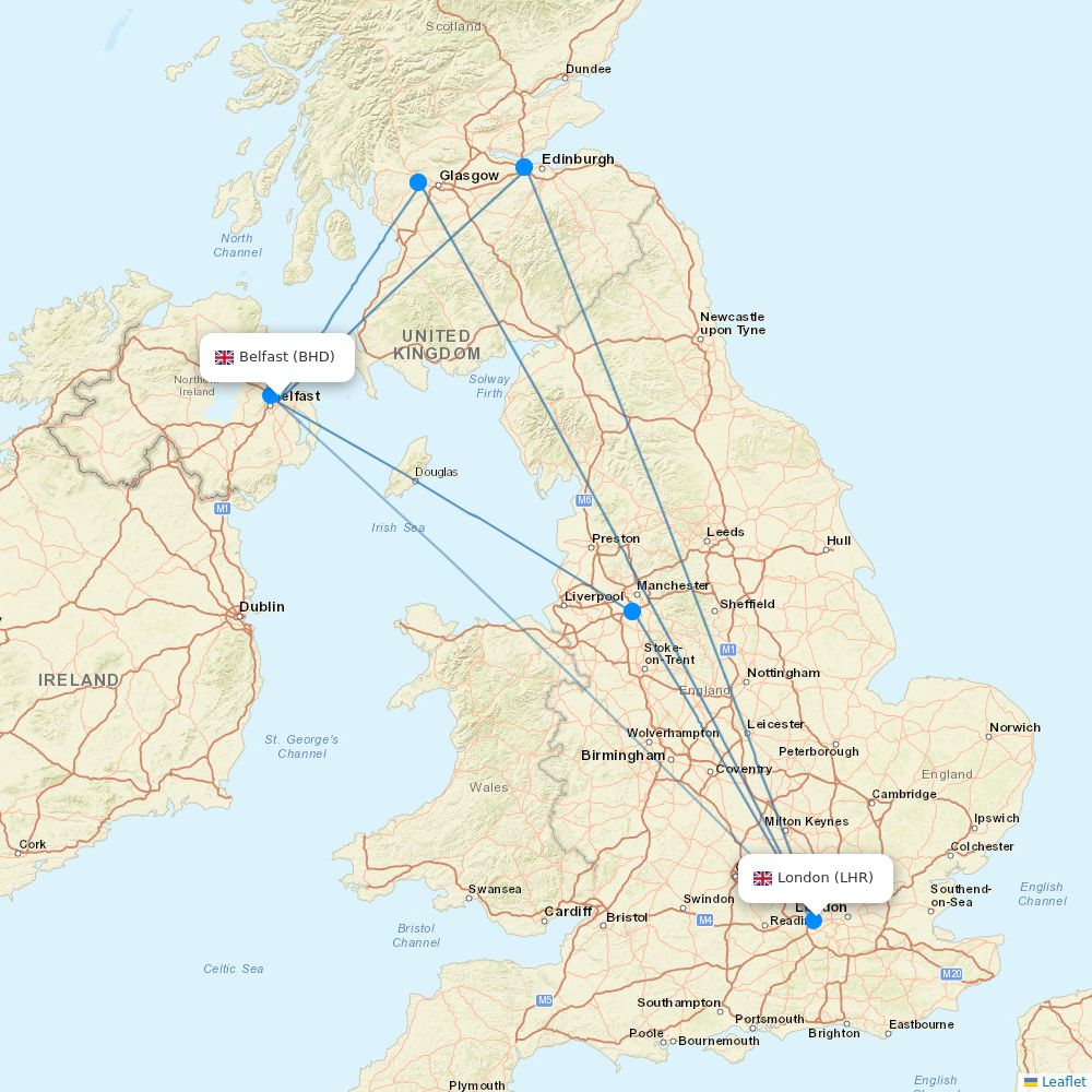 British Airways routes 2026 – map with all flights - Flight Routes
