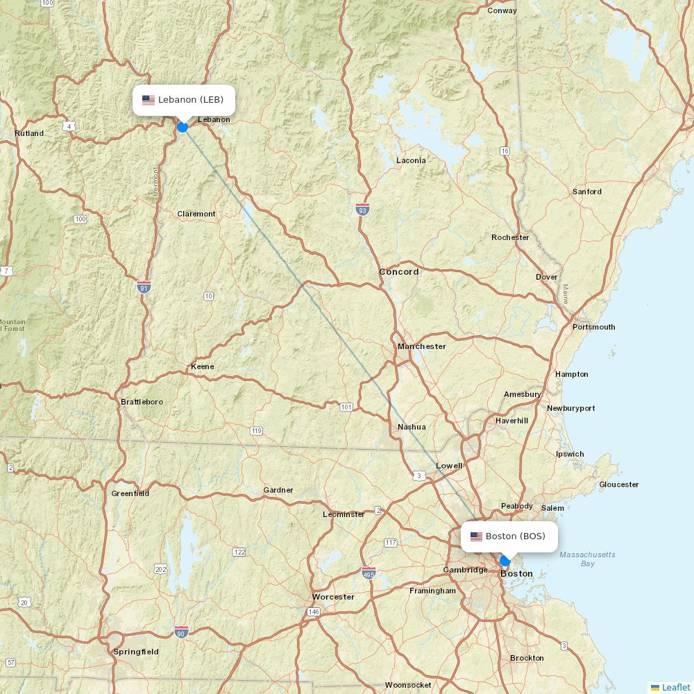 Cape Air routes 2026 – interactive map with all flights - Flight Routes